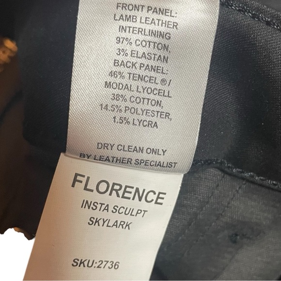 DL1961 Lamb Leather Jeans - Picture 13 of 14